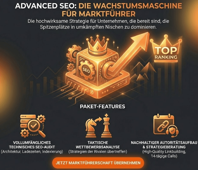 Advanced SEO Paket: Mehr Marktanteile für Firmen aus Hamburg
