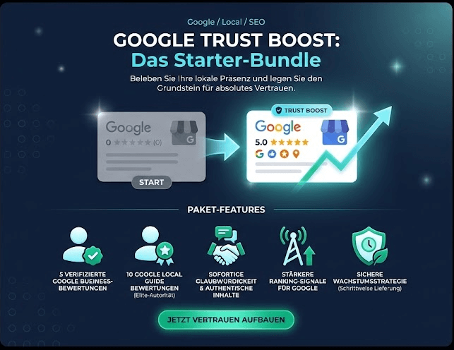 Google Trust Boost Starter-Bundle für Unternehmen in Frankfurt am Main